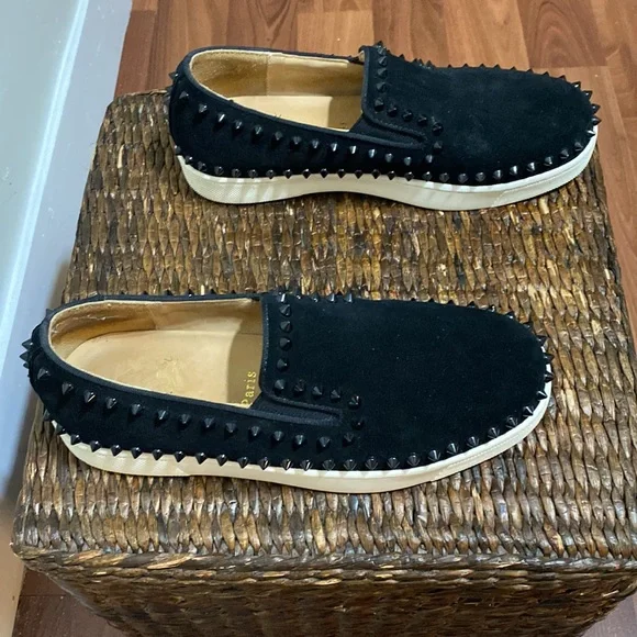 Christian Louboutin slip on studs shoes - Picture 8 of 16